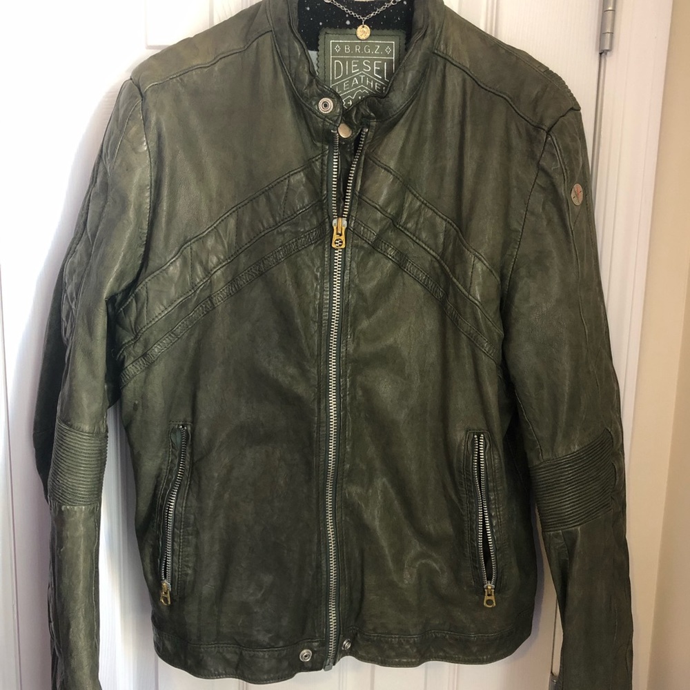 Diesel leather bikers jacket